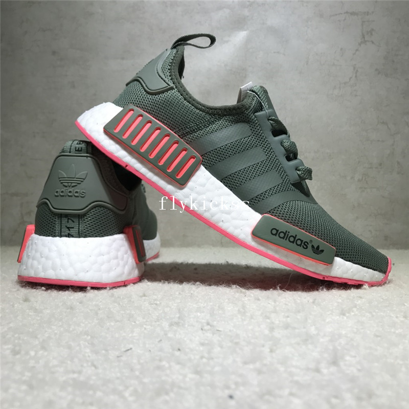 Real Boost Adidas NMD R1 Green